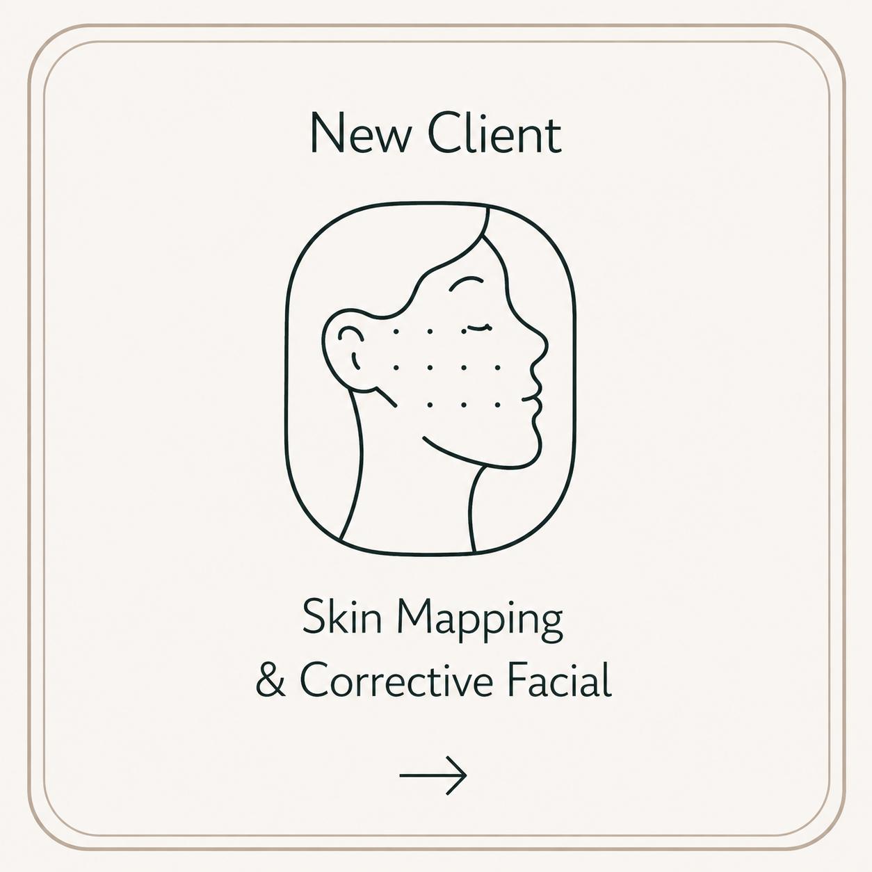 ASSESS — new client first visit: skin mapping and corrective facial at Complete Skin Fitness, Milford Ohio