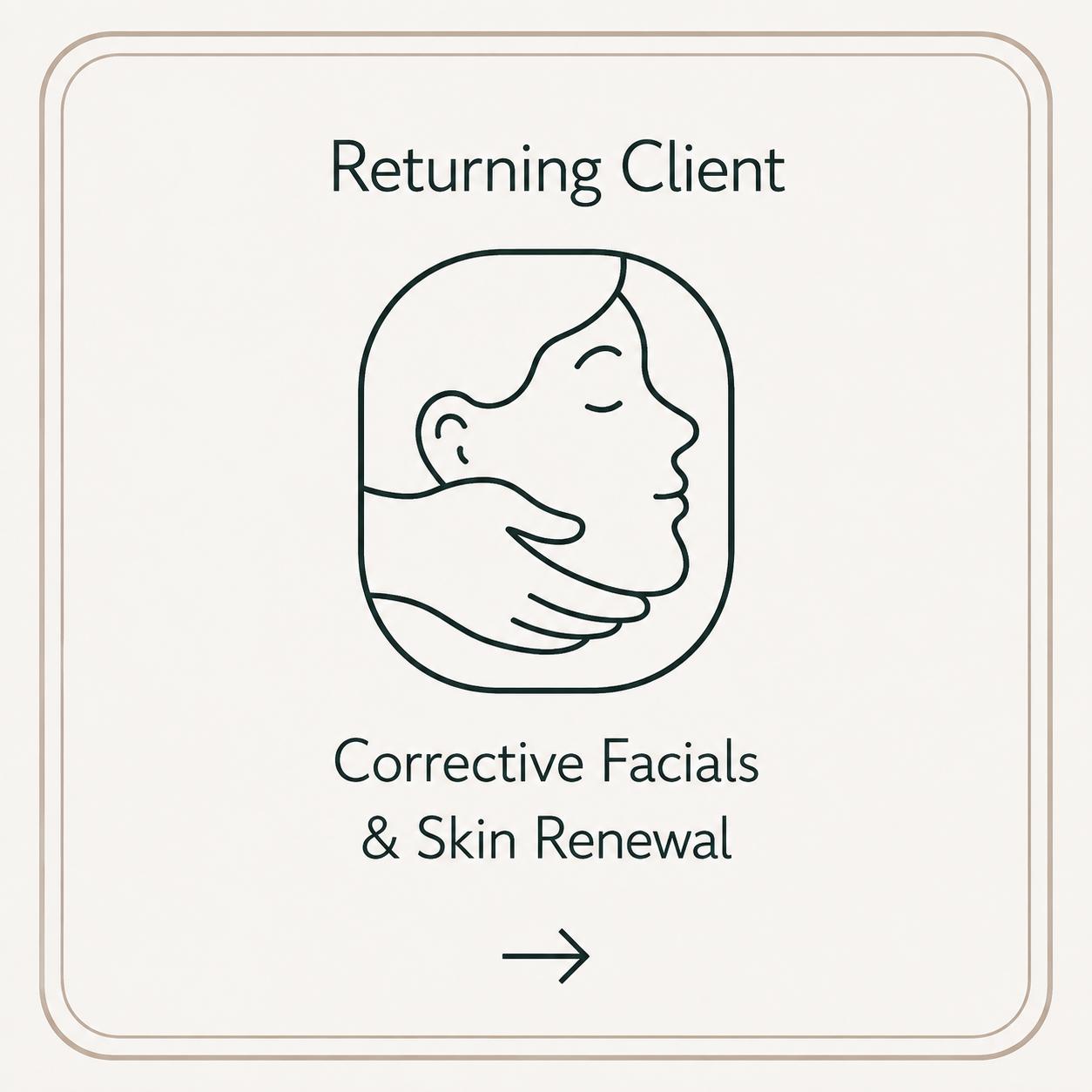 TREAT — returning client corrective facials and skin renewal at Complete Skin Fitness, Milford Ohio